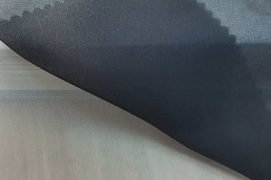 Polyester ultratyndt stof smeltelig sammenfletning